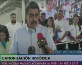 Presidente de la República Nicolás Maduro: Venezuela celebra un día de júbilo espiritual y emocional