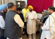 Punjab Cabinet Ministers Meet Family of Late IPS Officer Puran Kumar