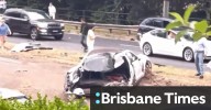 Porsche crashes into two cars on Sydney's Upper North Shore