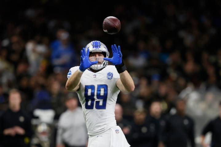 Lions TE hit with surprising first-ever NFL fine following Week 5 win