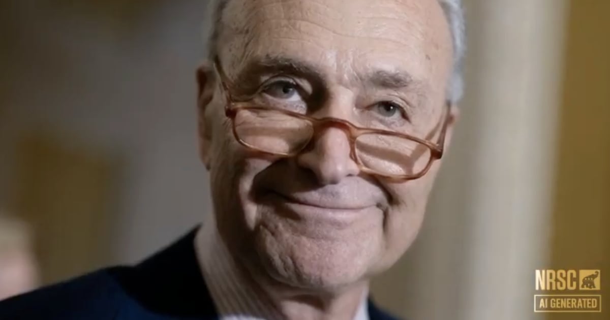 GOP Rolls Out ‘Hard to Watch’ Ad of AI-Generated Dem Chuck Schumer