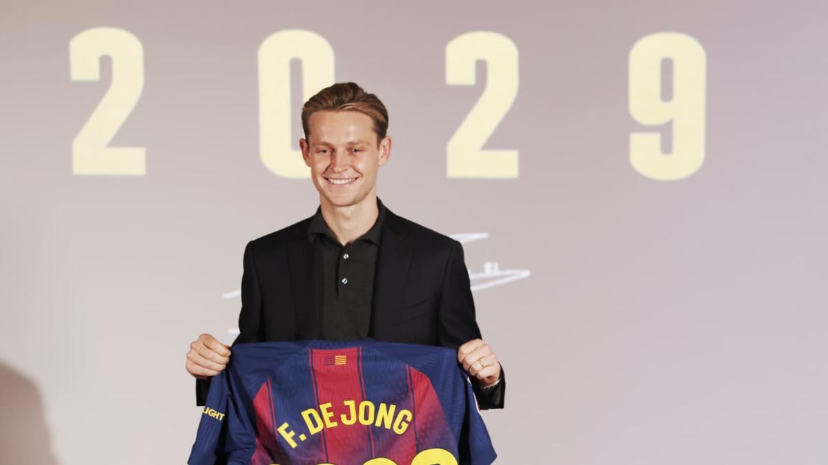 De Jong renueva con el Barça hasta el 2029: “Se exageró lo que cobraba y afectó mi imagen”