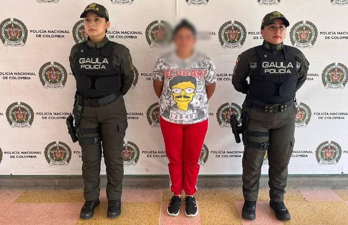 Gaula Policía Tolima captura a mujer en Ibagué por el delito de extorsión