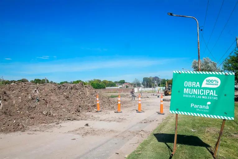 Avanza la obra de saneamiento del Arroyo Las Viejas: calle Ambrosetti continúa cortada
