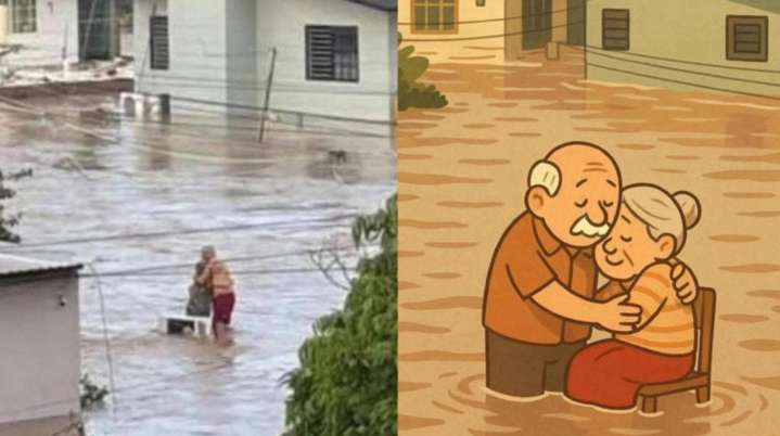 El abrazo eterno: Muere doña Elodia Reyes, símbolo de Amor y resiliencia en las inundaciones de Veracruz