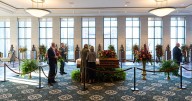 Thousands attend the viewing of President Russell M. Nelson