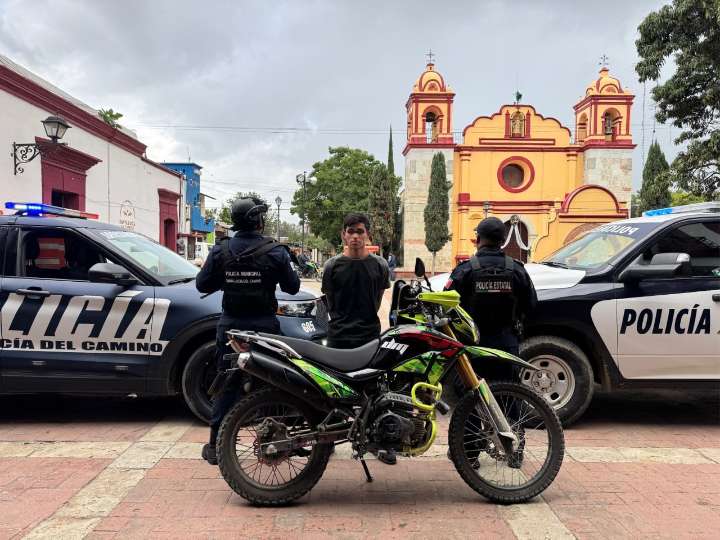 En horas recuperan en Santa Lucía moto robada y detienen al imputado