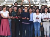 Claudia Sheinbaum inaugura plantel de la Universidad Nacional Rosario Castellanos en Chalco