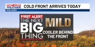 FIRST ALERT: Brief warm up today with fall-like weather continuing this week