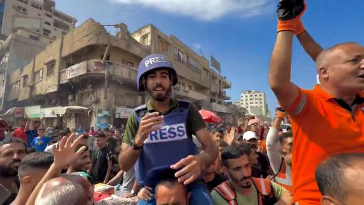 Video: Palestinian journalist Saleh Aljafarawi killed in Gaza clashes