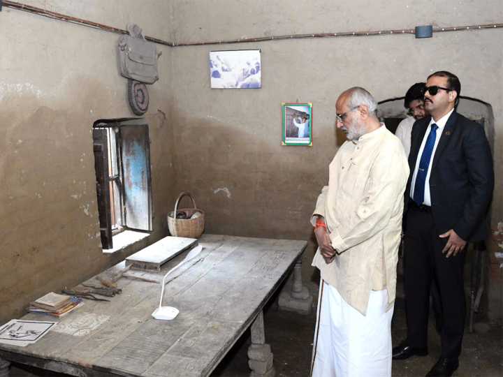 VP Radhakrishnan visits ancestral home, national memorial of Jaya