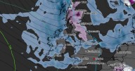 UK snow: Britain facing 320-mile wall of snowfall as mercury drops to freezing in just days