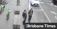 Melbourne CBD stabbing: Video captures shock moment woman was randomly ambushed