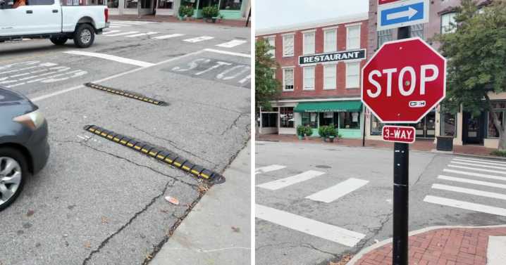 Speed bumps installed at dangerous Old Towne Petersburg intersection after complaints