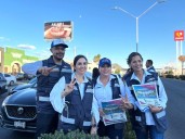 Difunden regidores del PAN 1er. Informe en cruceros