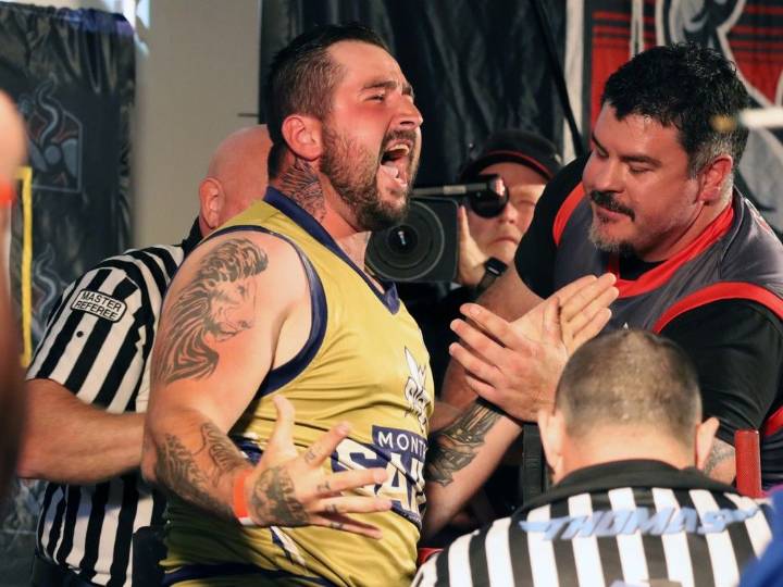 Pembroke’s Brenden Mulvihill named MVP in pro arm wrestling showcase