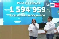 Presidenta participa en bloqueo de más de 1.5 millones celulares no registrados