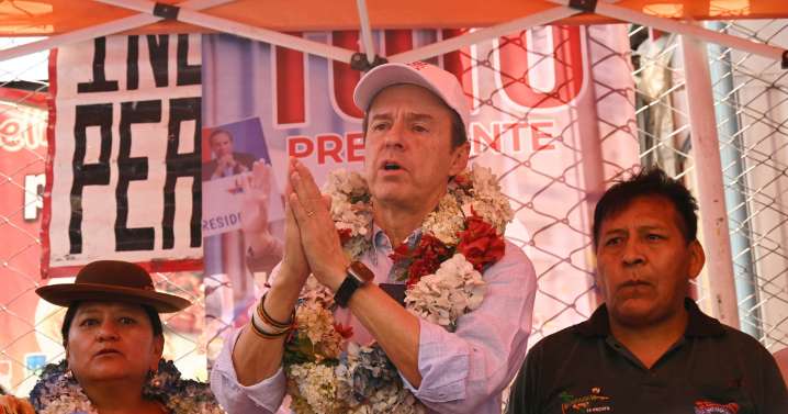 Jorge Tuto Quiroga: a un puñado de votos para volver a la Presidencia de Bolivia