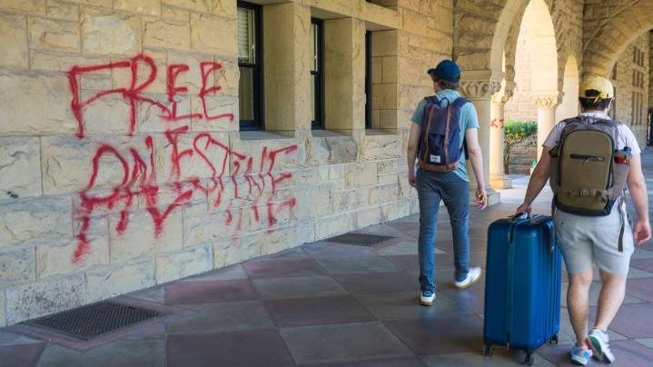 Pro-Palestinian demonstrators who occupied Stanford building are arraigned