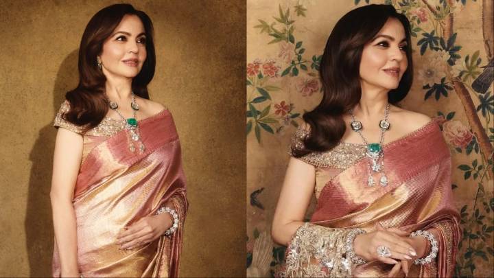 Nita Ambani’s Exquisite Emerald Necklace Pays Homage To The Maharani Of Indore
