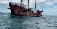Se hunde la Marigalante, emblemático galeón turístico de Puerto Vallarta [VIDEO]