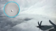 Cazatormentas capta el ojo del huracán Melissa de categoría 5; así luce antes de tocar tierra