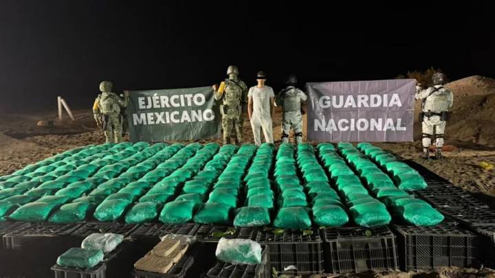 Hallan más de una tonelada de metanfetamina, fentanilo y opio en Sonora