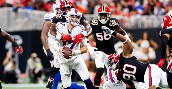 Josh Allen facing blitz at highest rate in last 4 seasons
