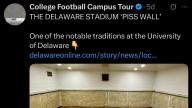 University of Delaware's urine trough suddenly flush with attention