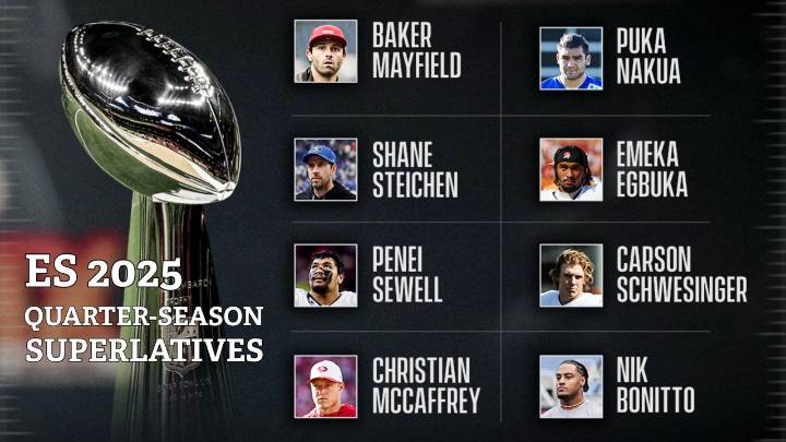 2025 NFL Quarter-Season Awards: Shane Steichen Top Coach, Baker Mayfield Making MVP Case