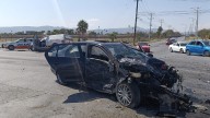 Conductor ebrio causa fuerte choque en Torreón; dos vehículos quedaron destruidos
