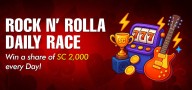 Sweeps Coins: Rolla Casino offers daily race with 2,000 SC prize pool