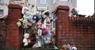 Mum accused of murdering baby tells court her husband 'lost control' and headbutted him