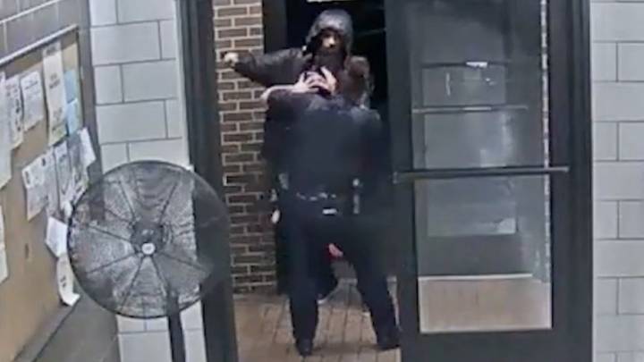 Video shows attacker knife Brooklyn cop in face before he’s shot dead