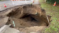 Large sinkhole in Nanaimo believed to be old East Wellington mine entrance
