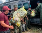 Defensa incrementa presencia en entidades afectadas por lluvias