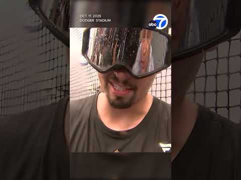 Dodgers celebrate NLCS win, react to Ohtani's Game 4 performance