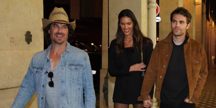 ‘Vampire Diaries’ Co-Stars Ian Somerhalder & Paul Wesley Reunite During Night Out in Paris! | Ian Somerhalder, Natalie Kuckenburg, Paul Wesley | Celebrity News and Gossip | Entertainment, Photos and V