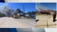Fire damages commercial building near Spring Cypress and I