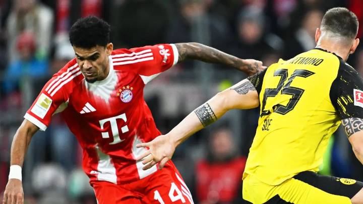 Luis Díaz la hizo toda y gol de Bayern Múnich; celebración en clásico frente a Borussia