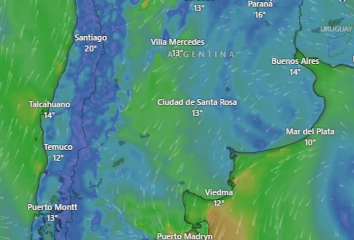 Cálido y con lloviznas. El pronóstico del tiempo para este jueves en Buenos Aires y todo el país