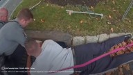 Police officers rescue dog from New Jersey storm drain