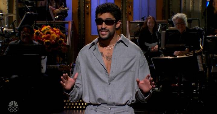 Bad Bunny mocks backlash to his Super Bowl halftime gig on ‘SNL’