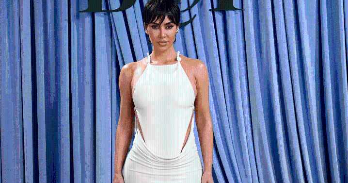 Kim Kardashian Does More With Less in Bold White Bodysuit for BoF Gala
