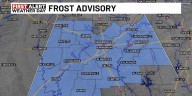 First Alert Weather Day for threat of frost Friday morning