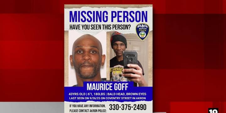 Akron Police need help locating a missing 43