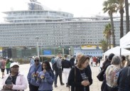 Histórico estreno en Alicante de uno de los mayores megacruceros del mundo con 5.400 pasajeros