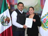 García Chávez rinde protesta como secretaria de Bienestar en Puebla