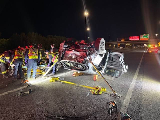 VSP: 5 injured after multi-vehicle crash on I