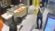 VIDEO FUERTE: Discusión por un pedido en un McDonald's termina con un cliente baleado en el cuello
